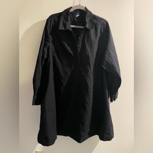 Old navy black shirt dress